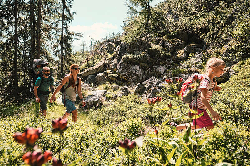 Familienwandern am Themenweg Fisser Gonde